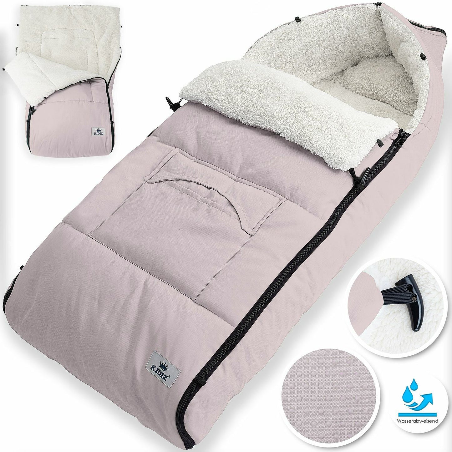 KIDIZ® Babyfußsack Baby Winterfußsack Kinderwagenfuß