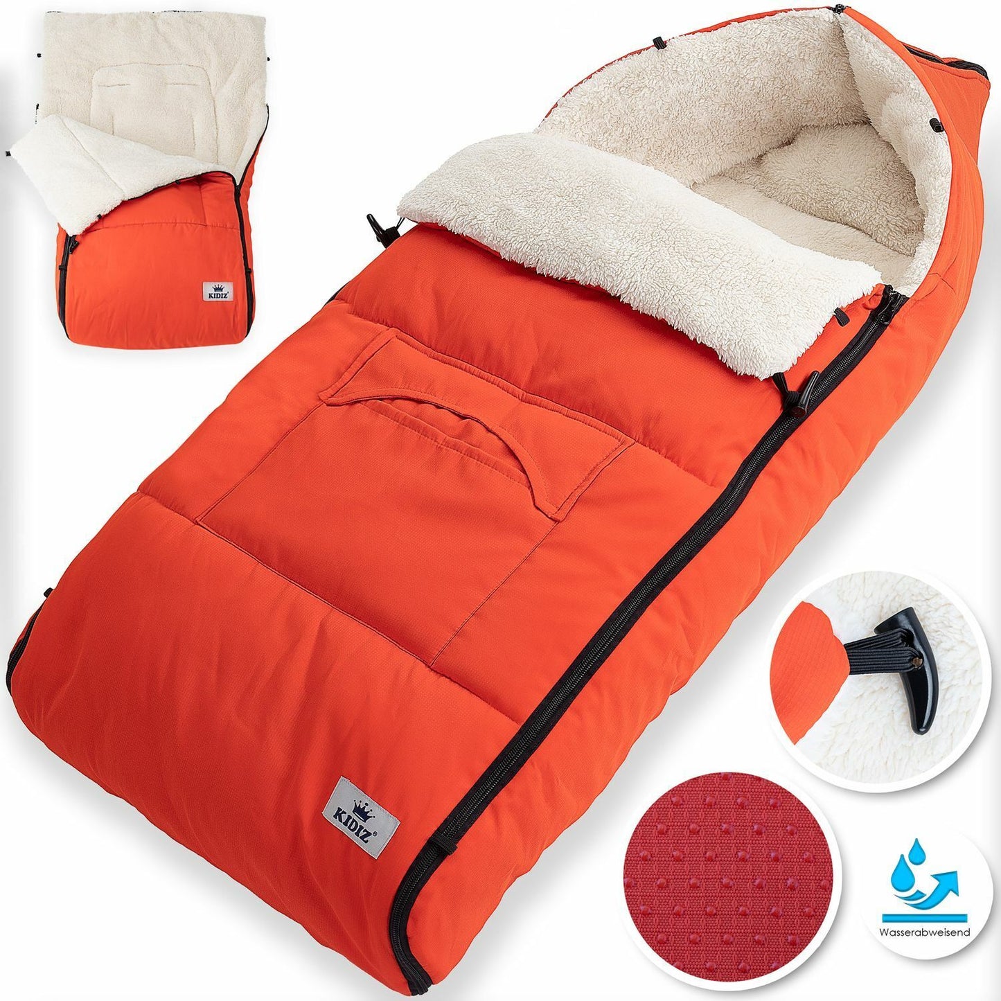 KIDIZ® Babyfußsack Baby Winterfußsack Kinderwagenfuß