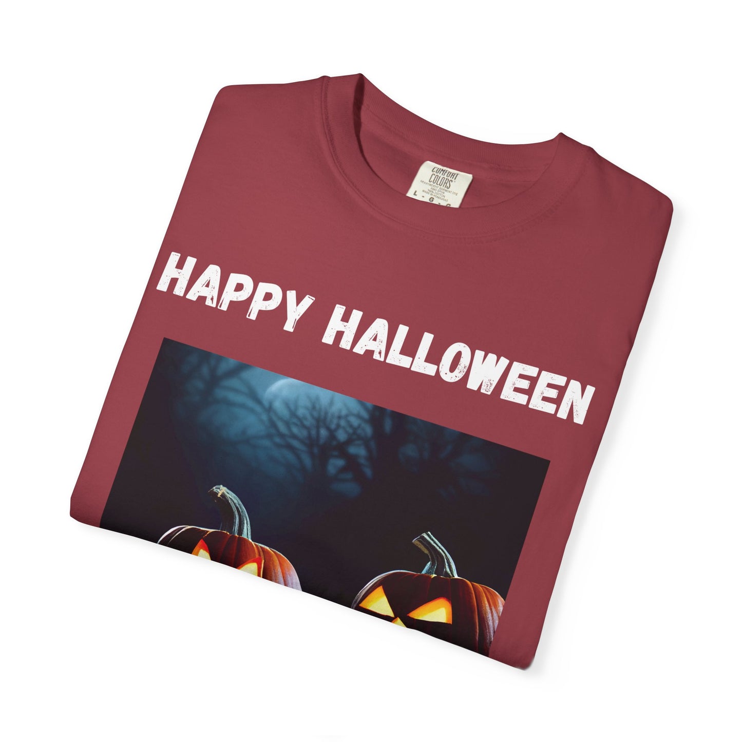 Adult Halloween T-Shirt - Unisex Garment-Dyed