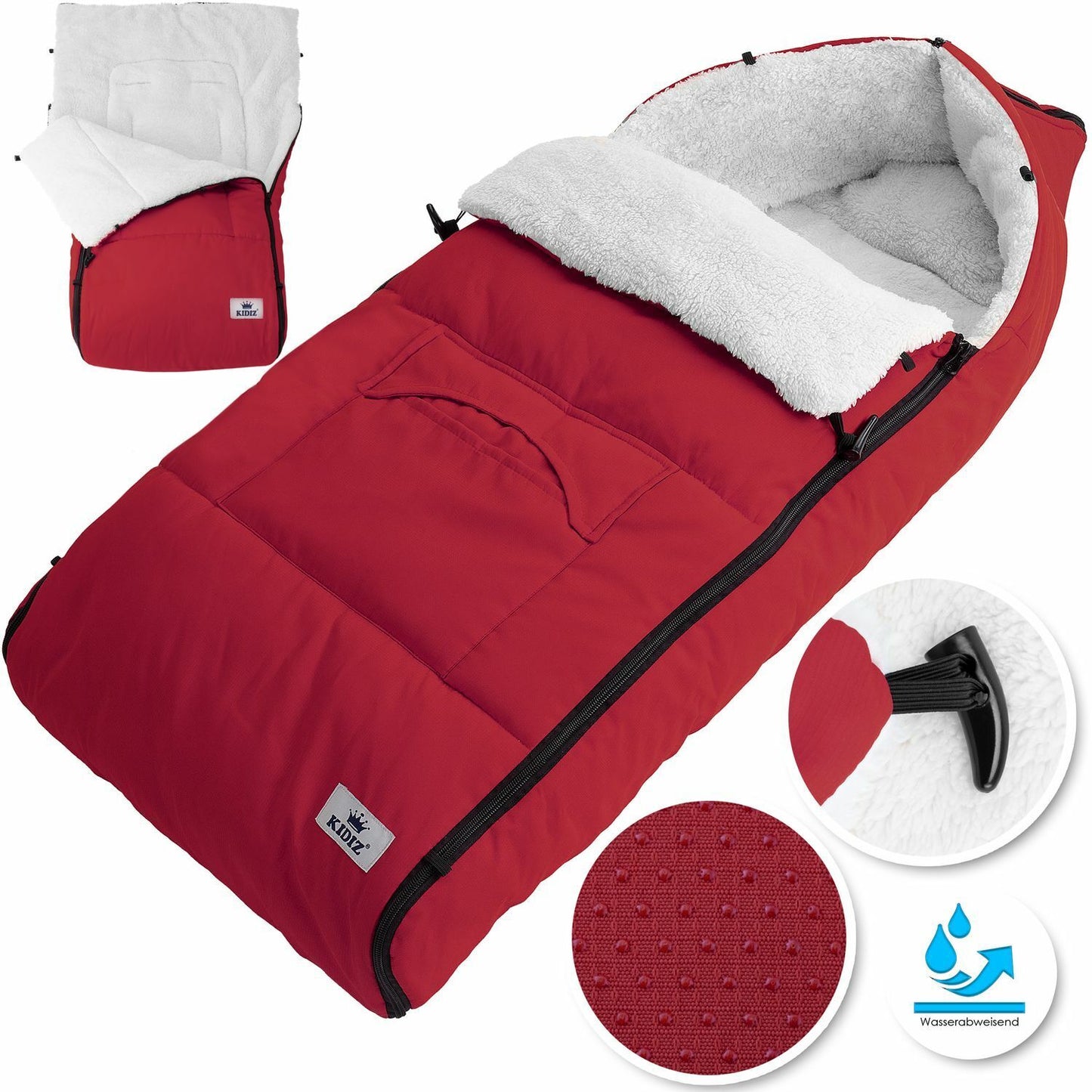 KIDIZ® Babyfußsack Baby Winterfußsack Kinderwagenfuß