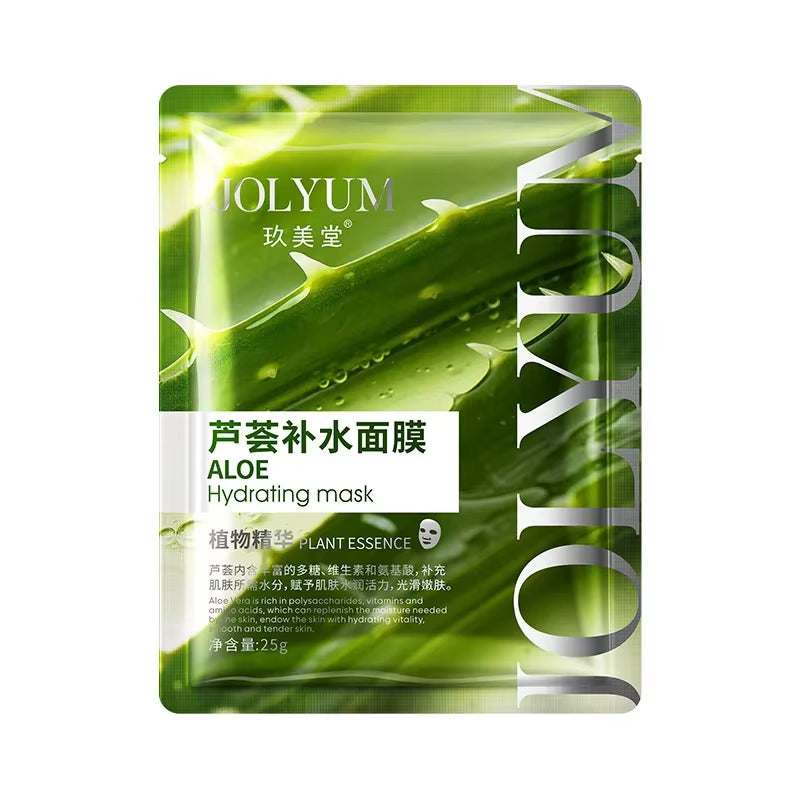 Aloe Hydrating Facial Mask Nourishing Skin Rejuvenating Smooth Avocado Blueberry Moisturizing Face Mask Beauty Facial Skin Care