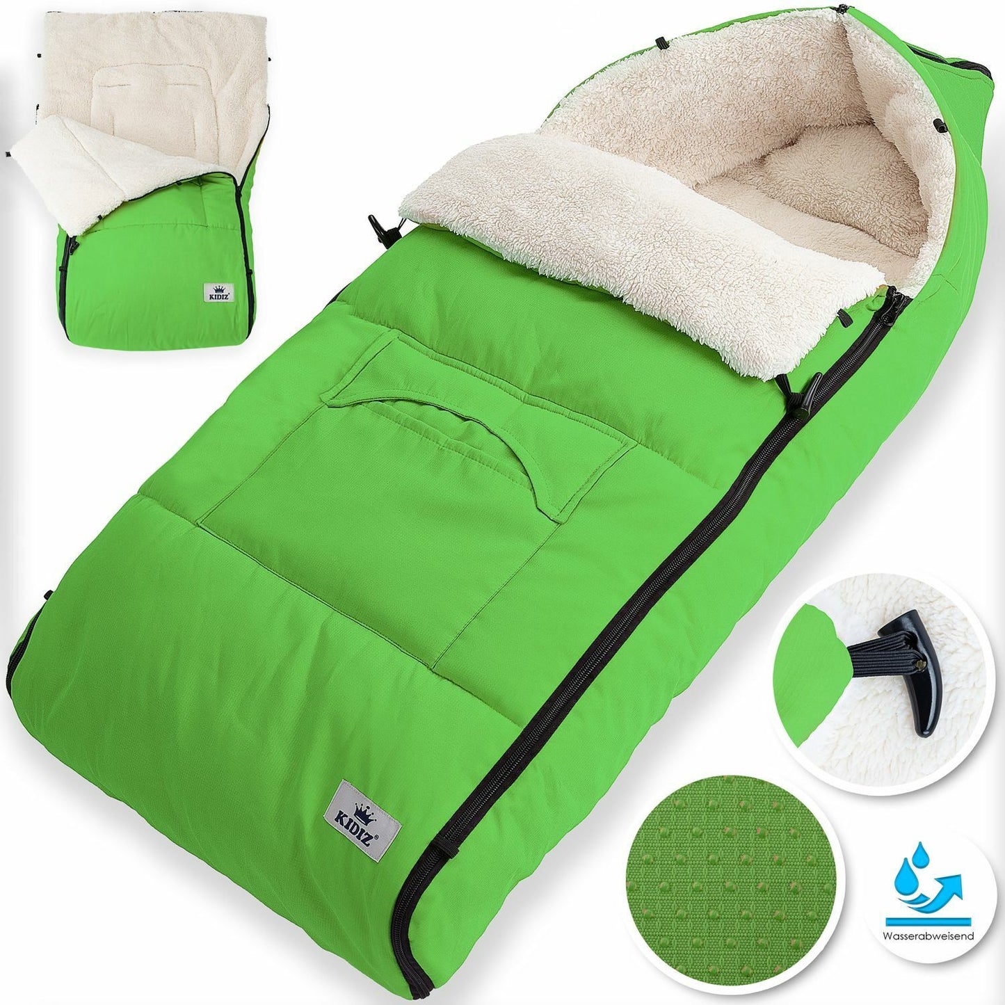 KIDIZ® Babyfußsack Baby Winterfußsack Kinderwagenfuß