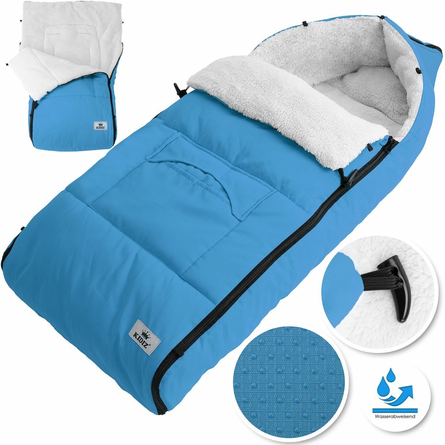 KIDIZ® Babyfußsack Baby Winterfußsack Kinderwagenfuß