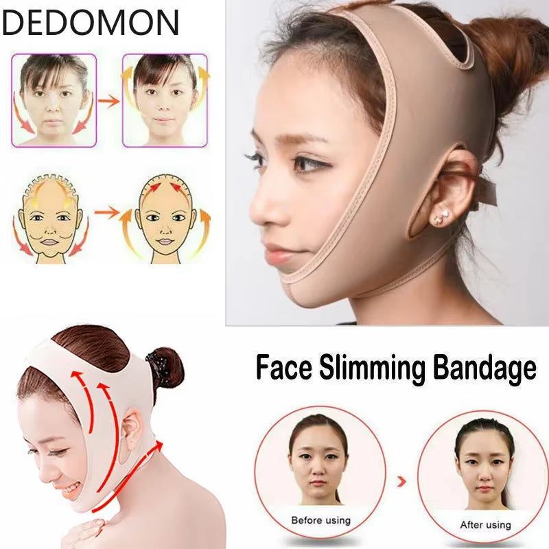 Facial Slimming Mask Face Lift up Belt Thin Neck Mask Sleeping Face-Lift Reduce Double Chin Bandage Face Shaper Skin Care Belt