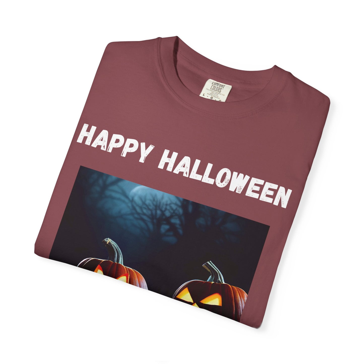 Adult Halloween T-Shirt - Unisex Garment-Dyed