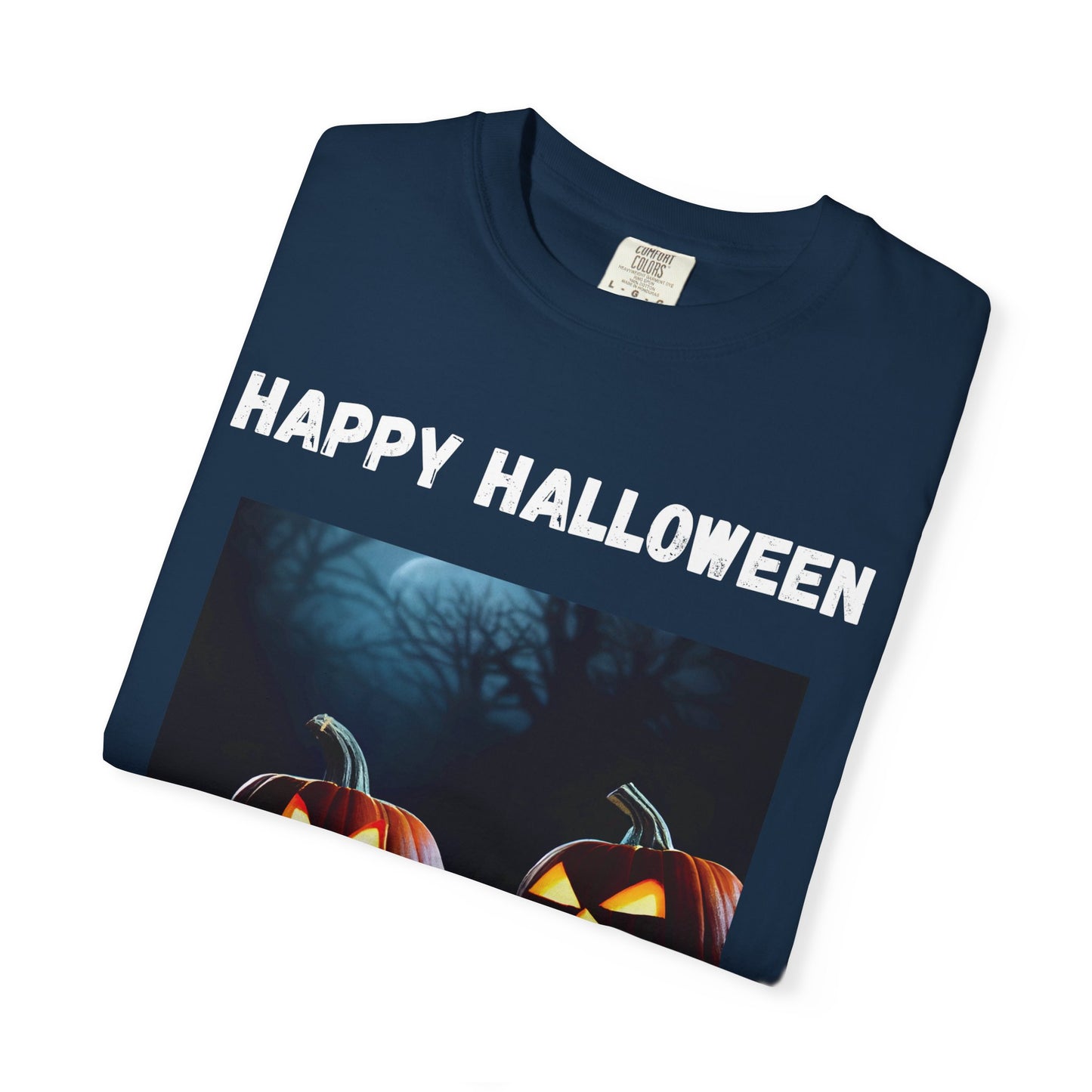 Adult Halloween T-Shirt - Unisex Garment-Dyed