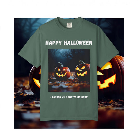 Adult Halloween T-Shirt - Unisex Garment-Dyed