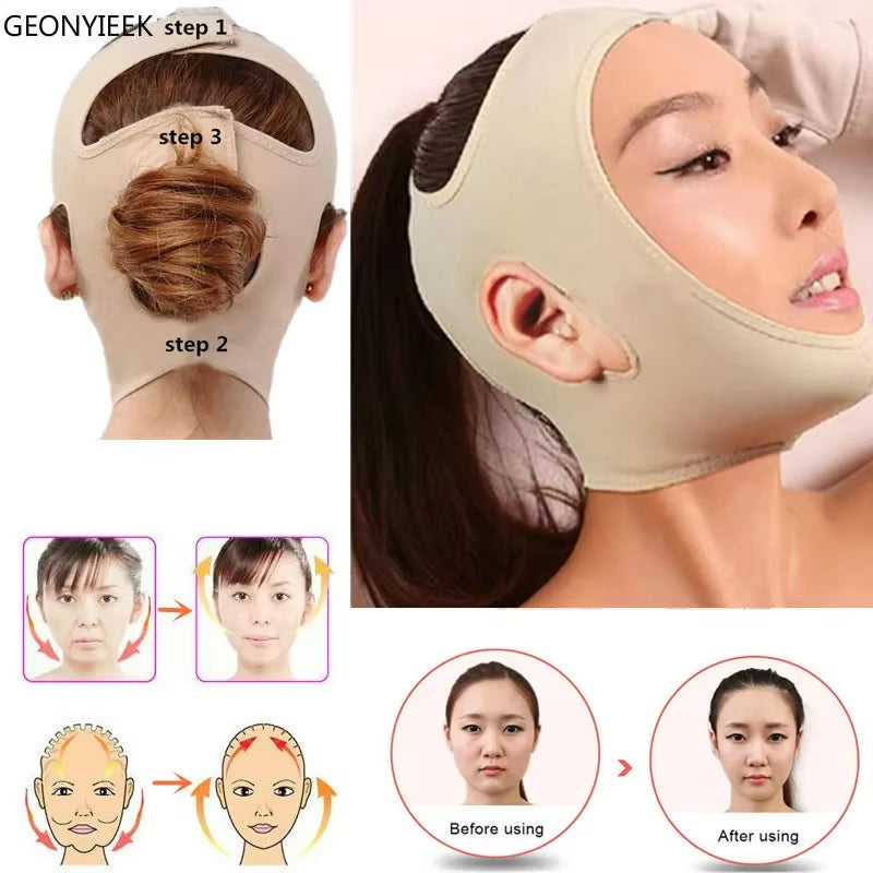 Facial Slimming Mask Face Lift up Belt Thin Neck Mask Sleeping Face-Lift Reduce Double Chin Bandage Face Shaper Skin Care Belt