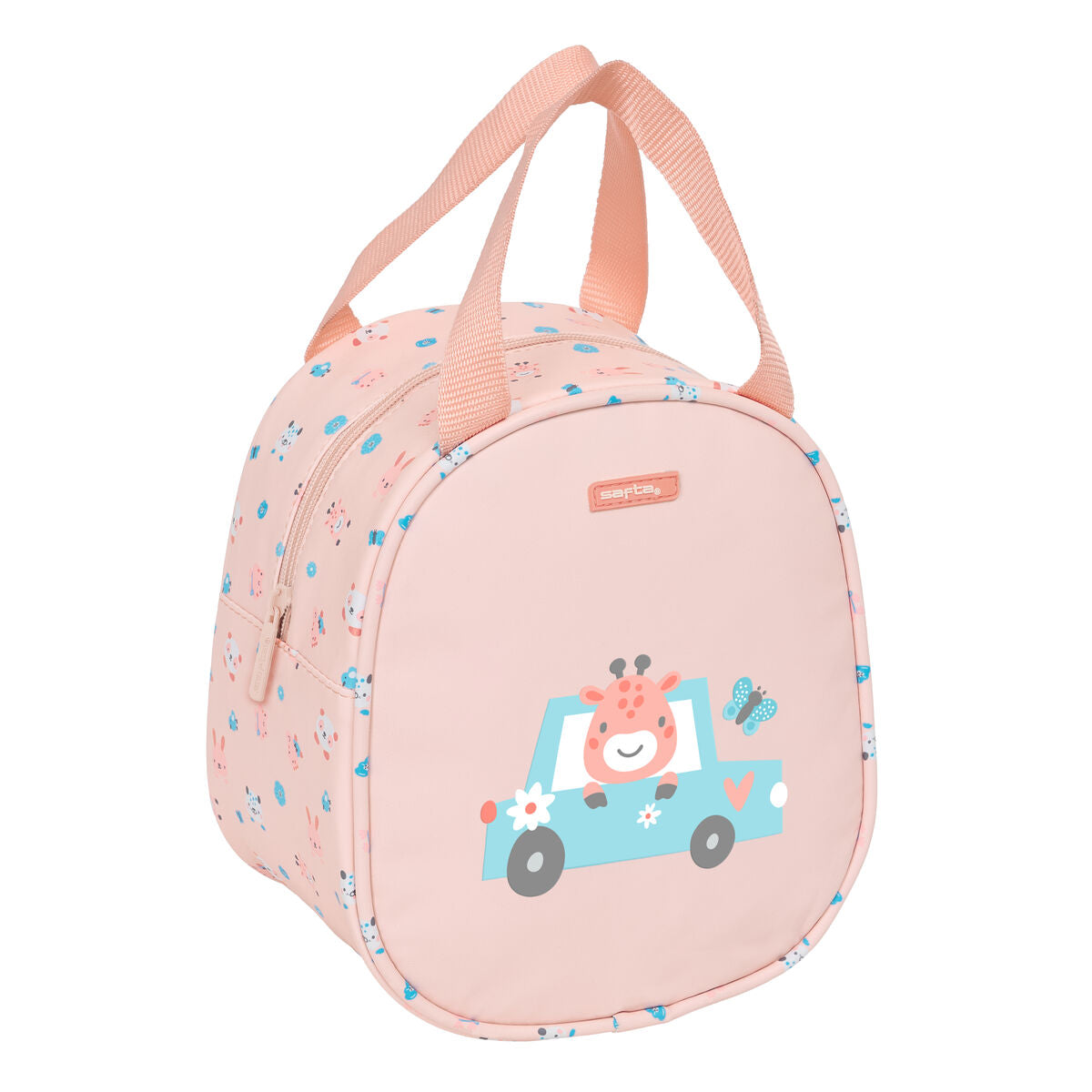 Thermal Lunchbox Safta Jirafa Coral 19 x 22 x 14 cm-0