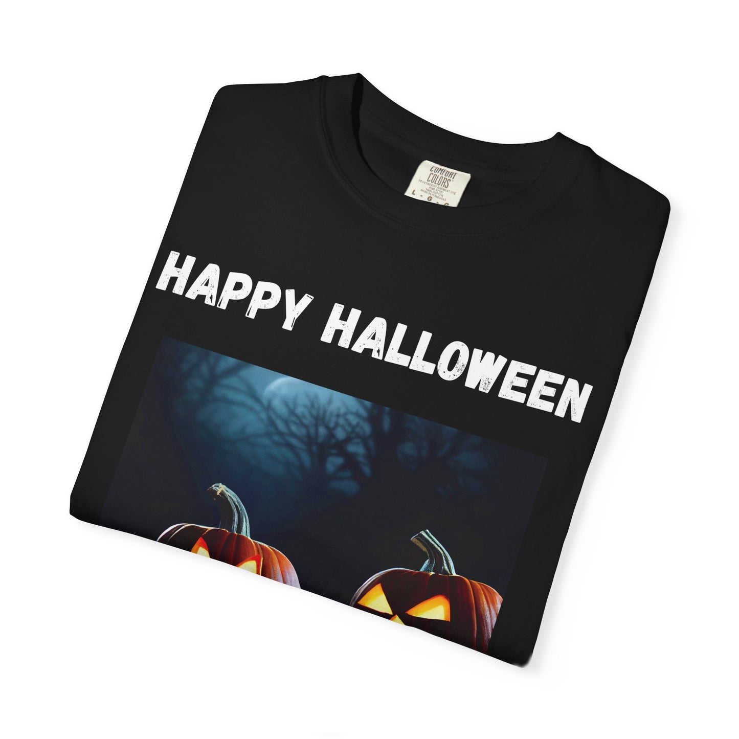 Adult Halloween T-Shirt - Unisex Garment-Dyed