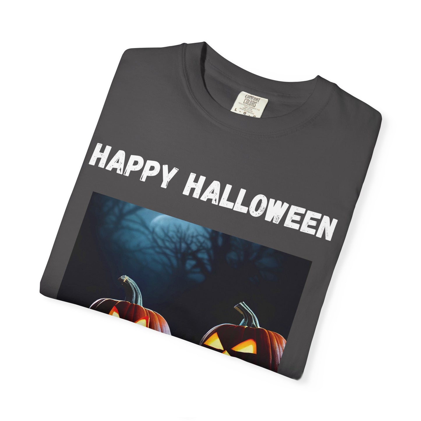 Adult Halloween T-Shirt - Unisex Garment-Dyed